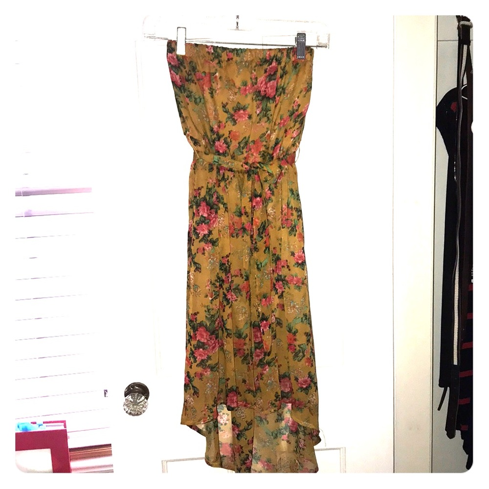 Charlotte Russe Strapless High-low dress